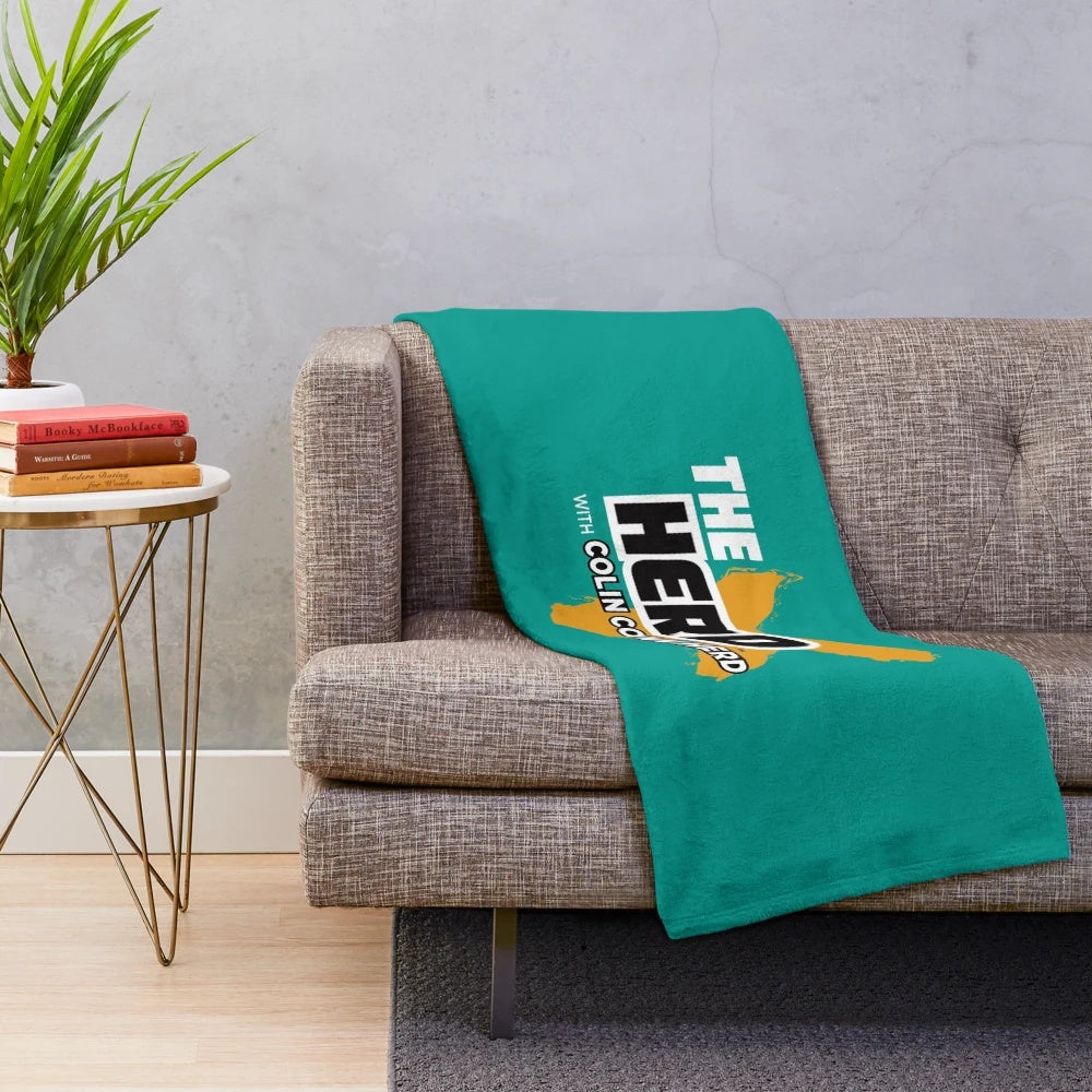 Plush blanket featuring The Herd with Colin Cowherd sports talk show