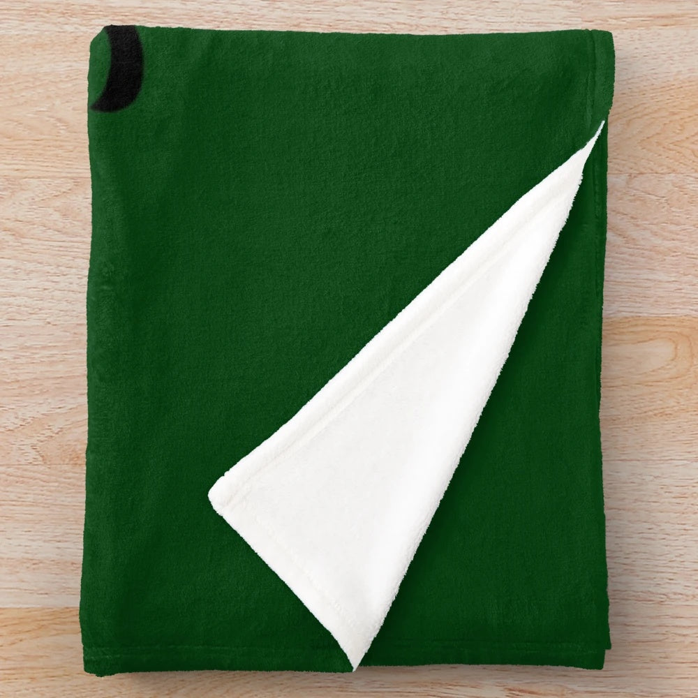 Springbok-Inspired Plush Blanket with South African Rugby Imagery