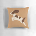 Soft, plush Springer Spaniel dog breed pillow for home decor and pet lovers