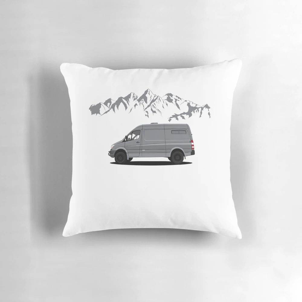 Sprinter Van Mountain Pillow for van life, outdoor adventures, and road trips