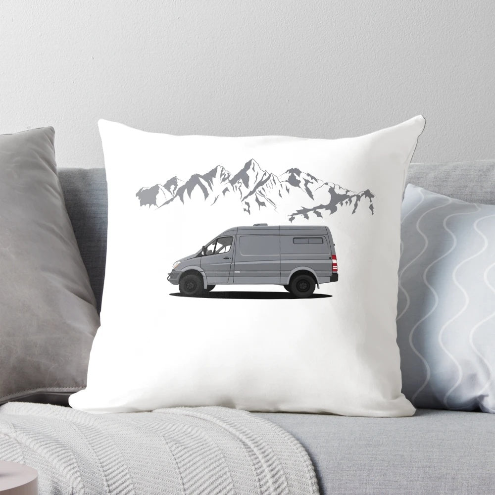 Sprinter Van Mountain Pillow for van life, outdoor adventures, and road trips
