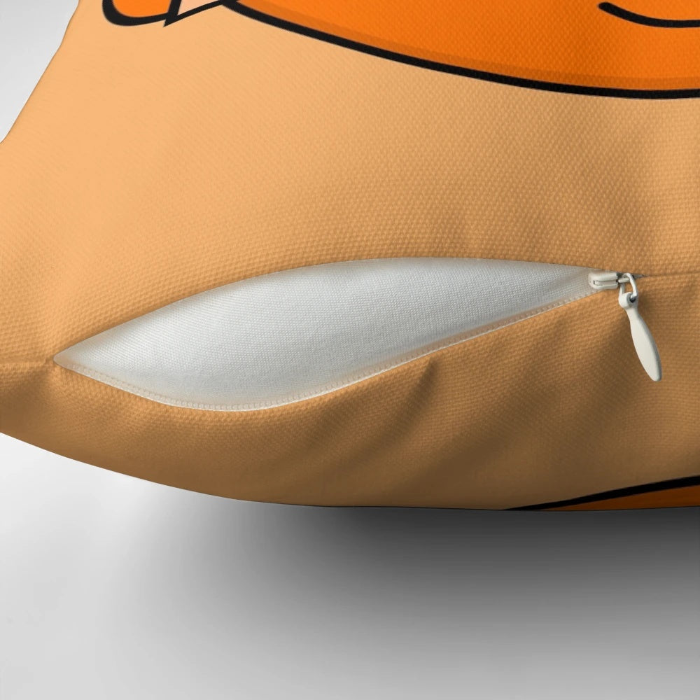 Sprunki Happy Oren Orange Gaming Pillow
