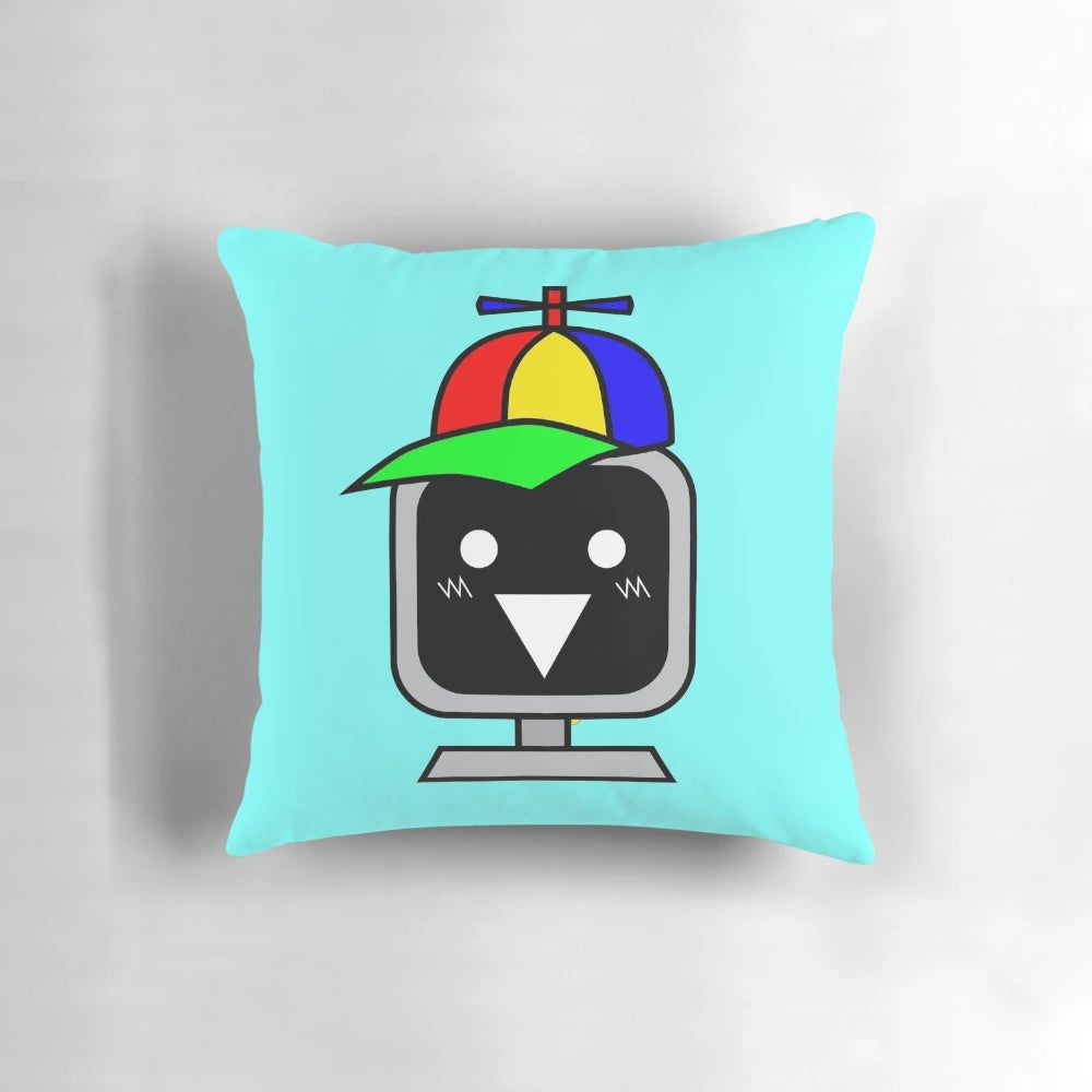 Sprunki Mr. Fun Computer Head Pillow, a comfortable and playful gaming accessory for computer enthusiasts.