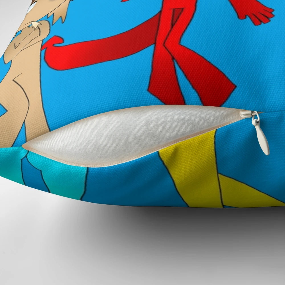 Sprunki-themed plush decorative pillow with a cute, meme-inspired design.