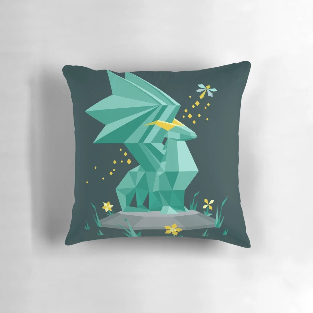 Spyro the Dragon Crystal Guardian Pillow - Soft, comfortable pillow featuring the beloved Playstation dragon character