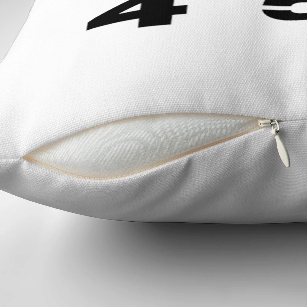 Squid Game Rules 456 Pillow featuring the iconic game number from the hit Netflix series