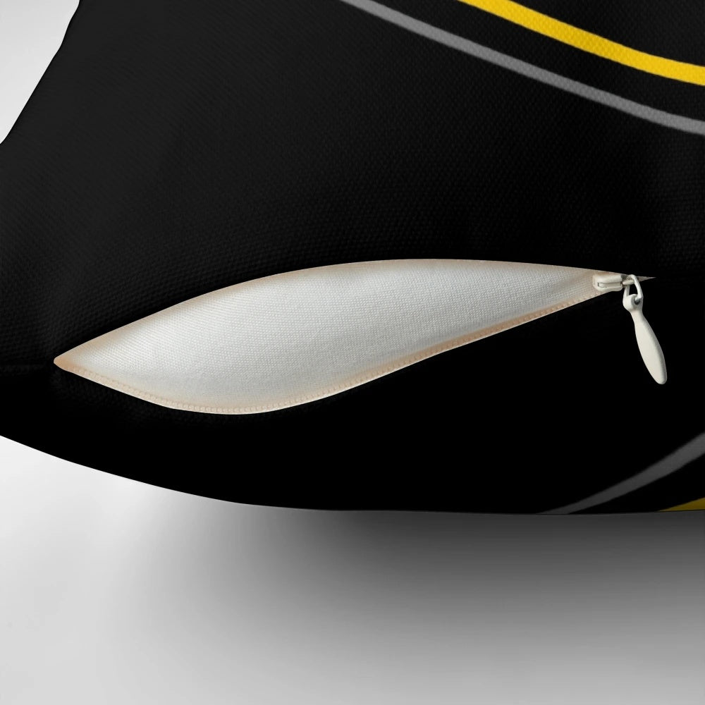 Stade Rochelais Rugby Pillow featuring the team's logo and colors