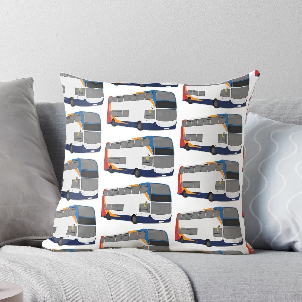 Stagecoach Azure Blue E400 Enviro Bus Pillow