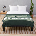 Stalker-inspired plush blanket featuring a cinematic scene from the cult classic film