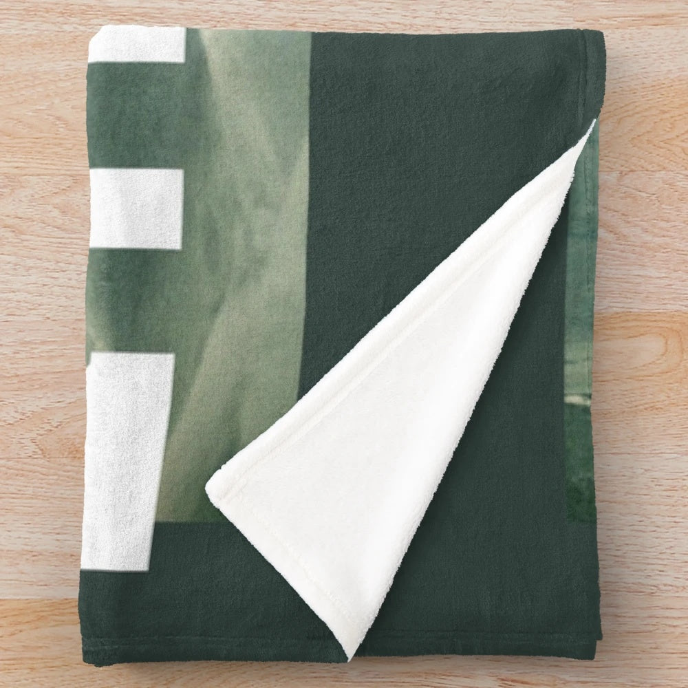 Stalker-inspired plush blanket featuring a cinematic scene from the cult classic film
