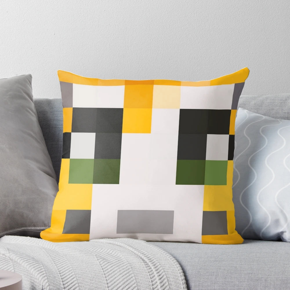 Soft, plush Stampy-inspired Minecraft pillow with a comfortable, cozy design.
