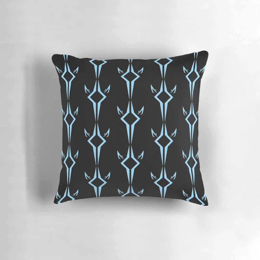 Comfortable Star Wars-themed Ahsoka Tano emblem pillow for home decor