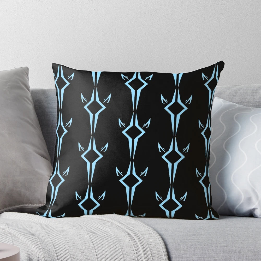 Comfortable Star Wars-themed Ahsoka Tano emblem pillow for home decor