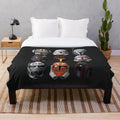 Star Wars Clone Trooper Plush Blanket featuring iconic Clone Helmet design