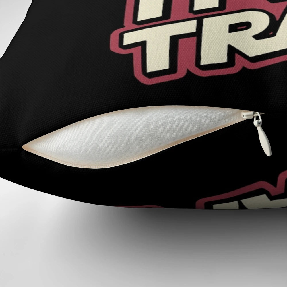 A plush Star Wars 'It's a Trap' Pillow featuring Admiral Ackbar from the Rebel Alliance.