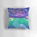 Stardew Valley Dance of the Moonlight Jellies Decorative Pillow featuring fan art of the annual event in the game