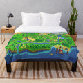 Stardew Valley Plush Map Blanket
