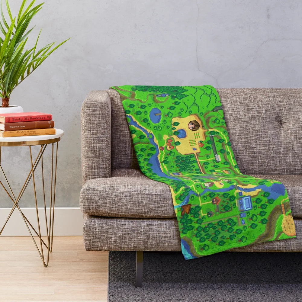 Stardew Valley Plush Map Blanket
