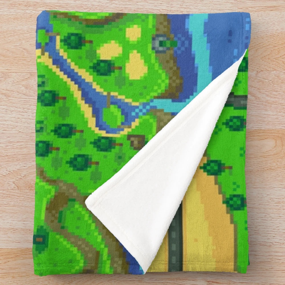 Stardew Valley Plush Map Blanket