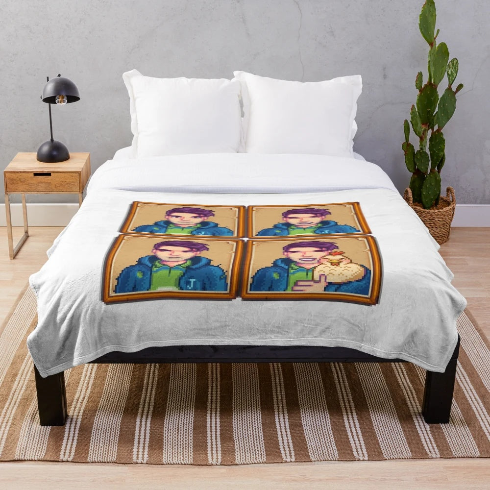 Stardew Valley Shane Plush Blanket