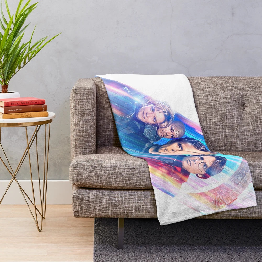 Stargate-themed plush blanket
