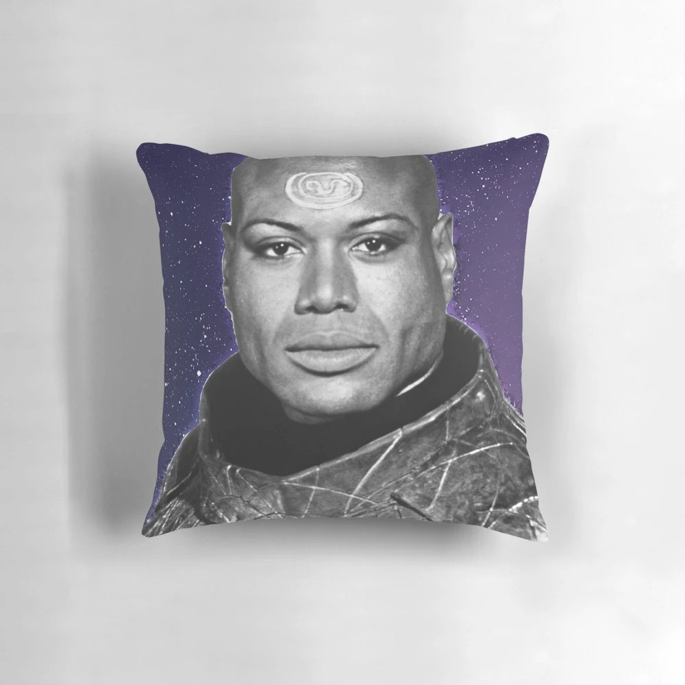 Stargate SG-1 Teal'c Sci-Fi Themed Decorative Pillow