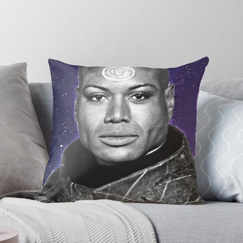 Stargate SG-1 Teal'c Sci-Fi Themed Decorative Pillow