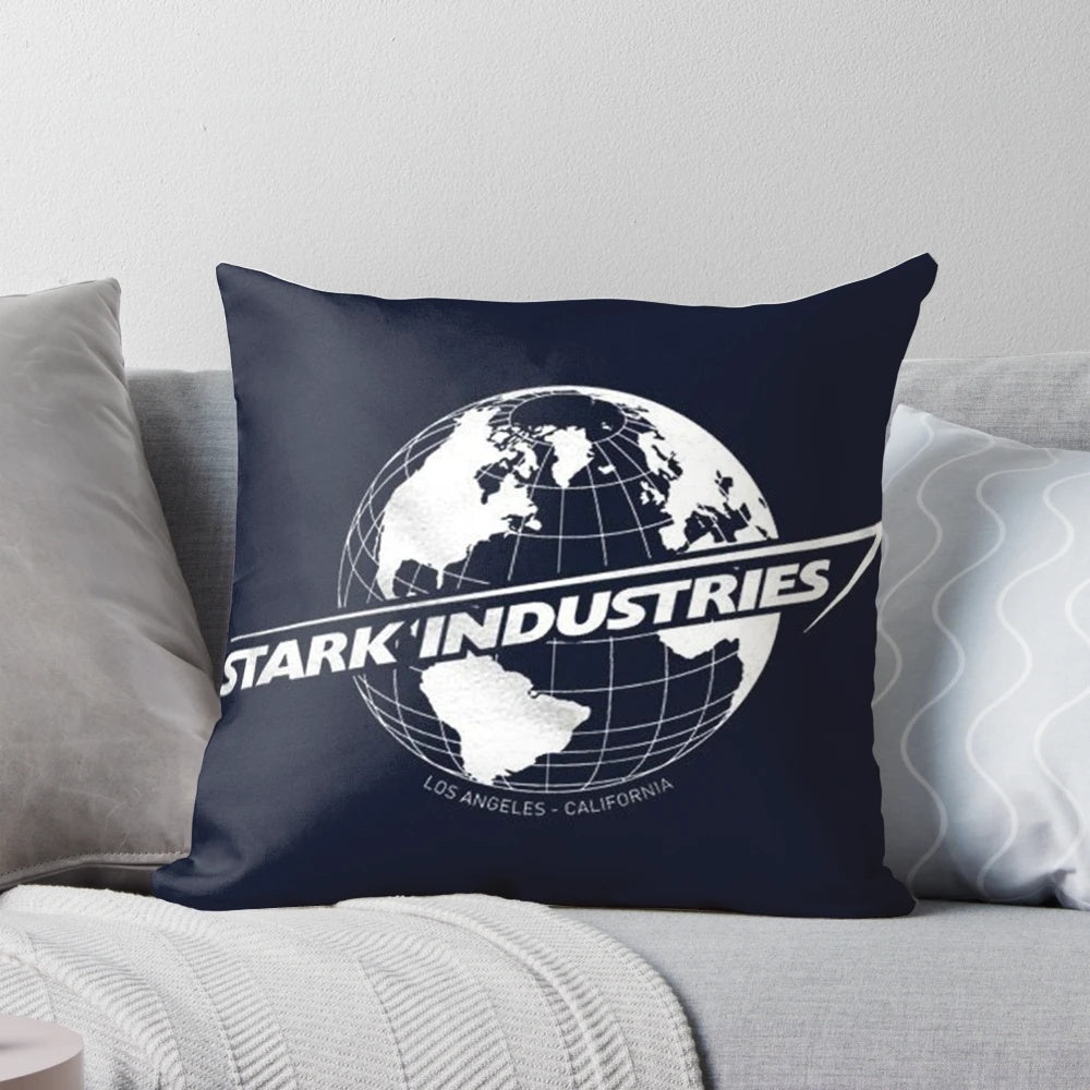 Stark Industries Marvel Logo Printed Decorative Pillow