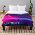Starset inspired plush blanket with band logo and celestial design