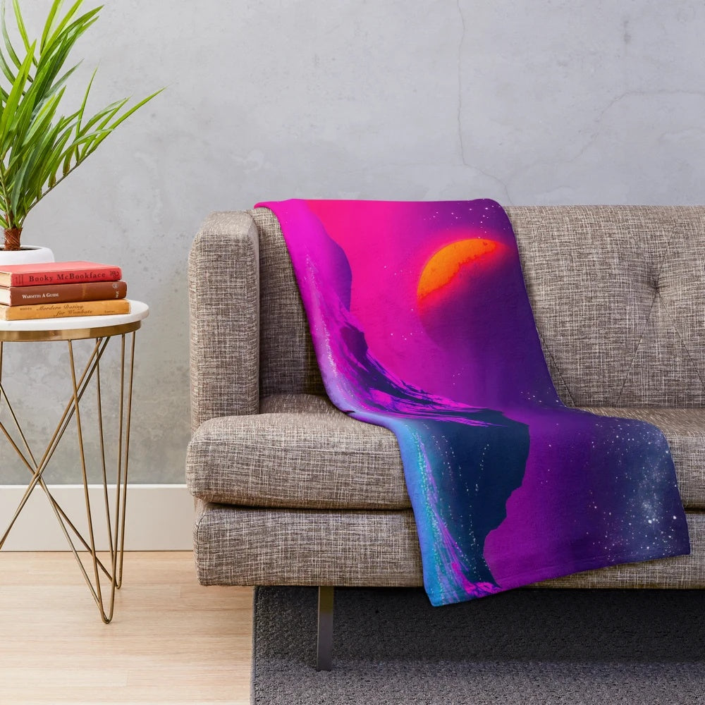 Starset inspired plush blanket with band logo and celestial design