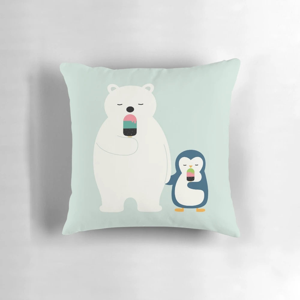Stay Cool Polar Bear Pillow - Enjoy a Comfortable and Refreshing Night's Sleep