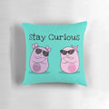 Stay Curious! with the Amoeba Sisters - Soft, educational pillow for science lovers