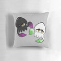 Stay Fresh Splatoon Inspired Pillow featuring Callie and Marie, the Squid Sisters