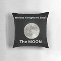 Playful minion pillow with a crescent moon design, capturing the mischievous spirit of Despicable Me.