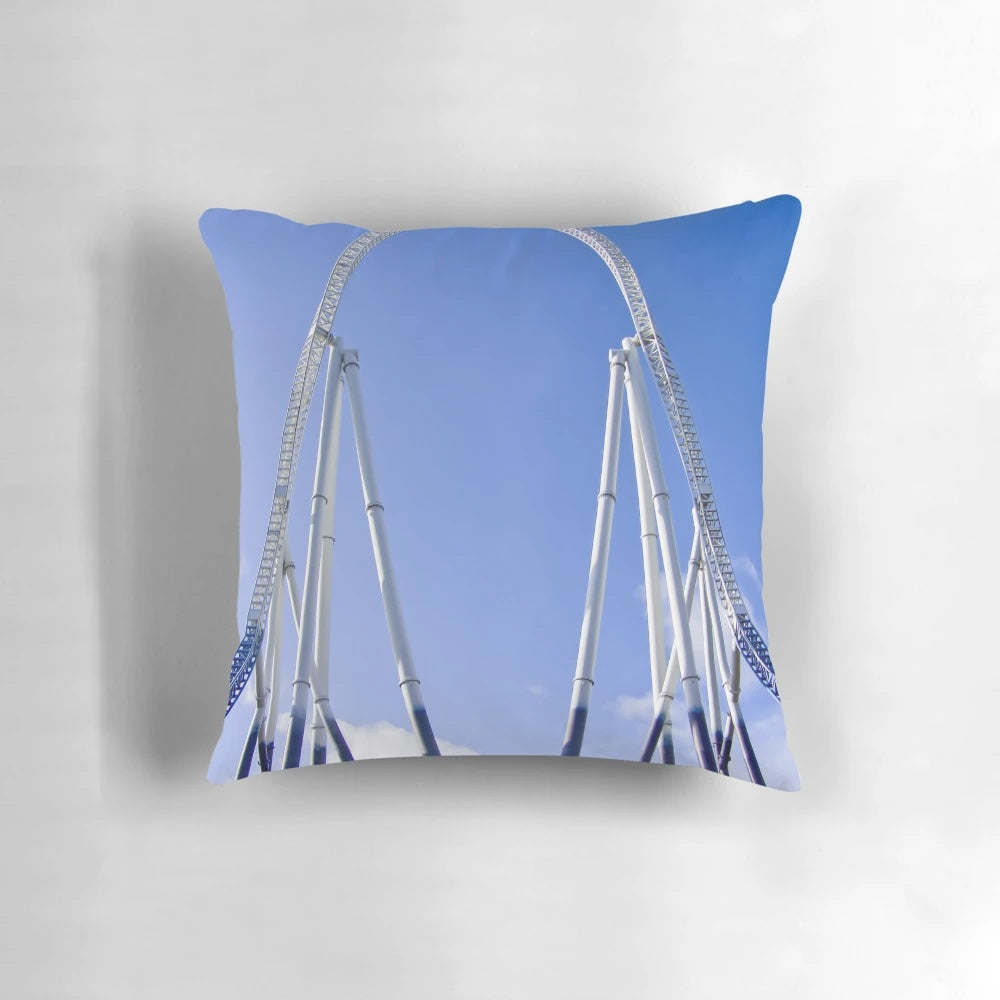 Stealth roller coaster pillow, Thorpe Park Surrey