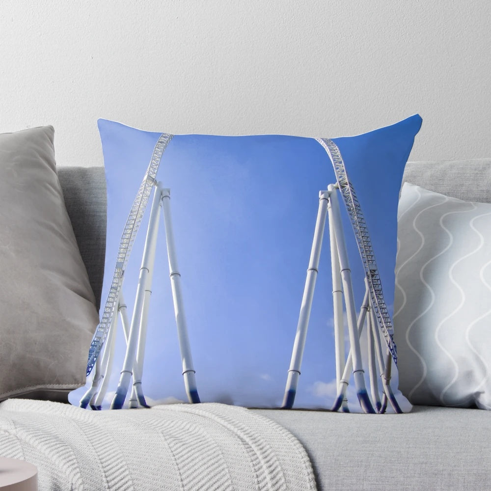 Stealth roller coaster pillow, Thorpe Park Surrey
