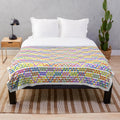 Stedman Triples Bell Ringing Method Plush Blanket