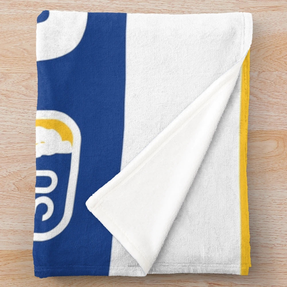 Steph Curry '3' logo plush blanket for basketball fans
