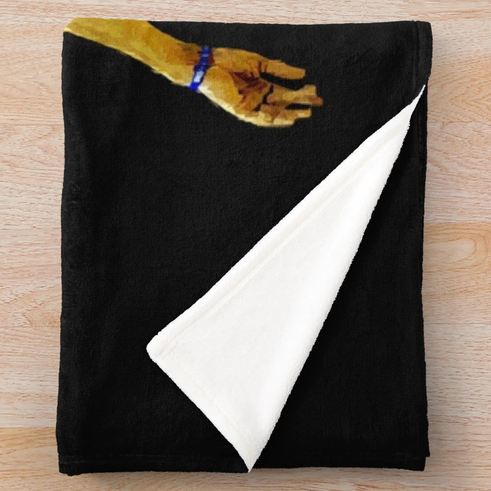 Steph Curry inspired plush blanket with essential t-shirt design