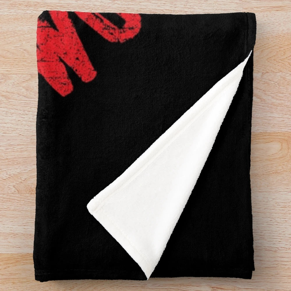 Stephen Thompson inspired plush blanket with martial arts graphics