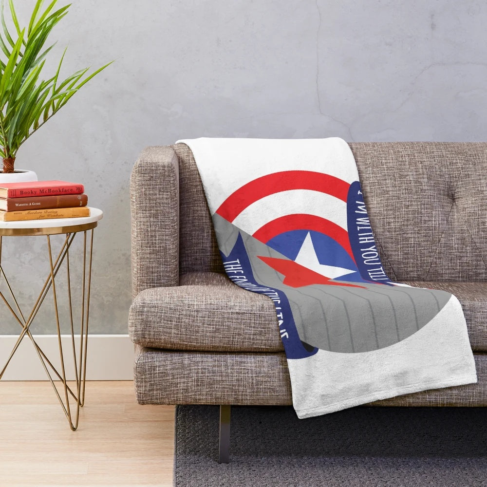 Stevebucky Plush Blanket - Inspired by Marvel's Captain America and Winter Soldier
