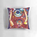 WPAP pop art pillow featuring Steven Gerrard, the captain of Liverpool FC's 2005 Champions League winning team