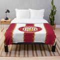 Stevenage FC Plush Blanket with Red and White Colors