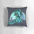 Stick bois pillow featuring characters Turtle and Jayfeather from the popular fantasy book series Wings of Fire and Warriors.