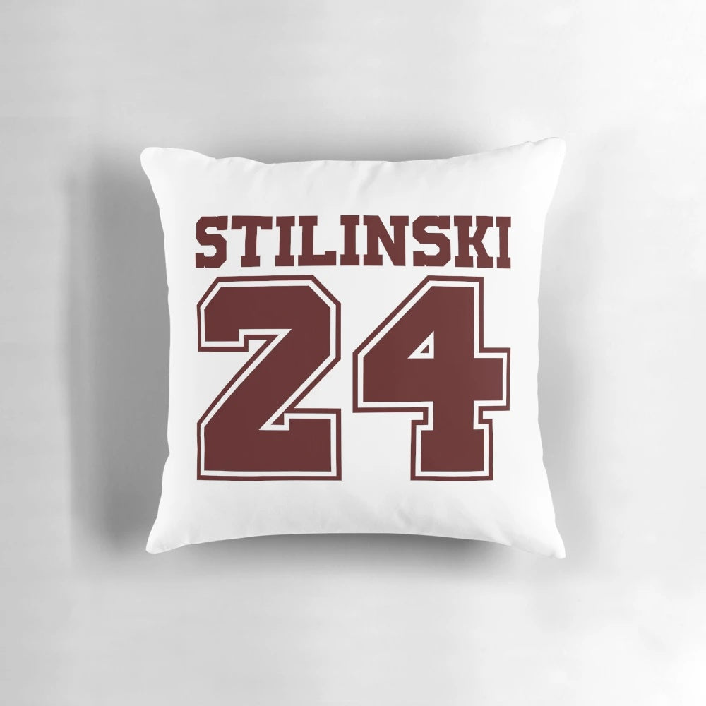 Stiles Stilinski Teen Wolf Pillow featuring stylish fanart design