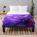 Stolas and Octavia inspired plush blanket featuring a galaxy and star design