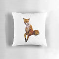 "Stoned Fox Meme Taxidermy Pillow - Quirky and Amusing Animal Themed Home Decor"