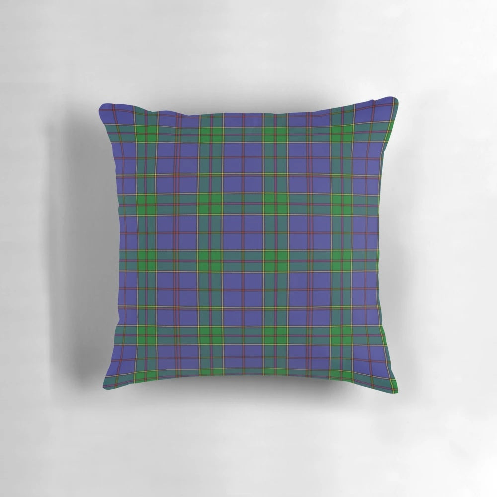 Clan Strachan Tartan Pillow featuring the traditional Scottish tartan pattern