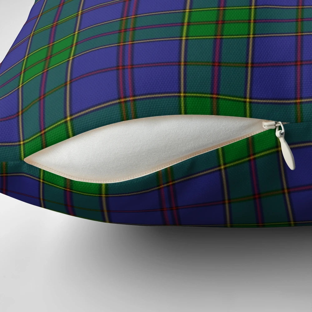 Clan Strachan Tartan Pillow featuring the traditional Scottish tartan pattern