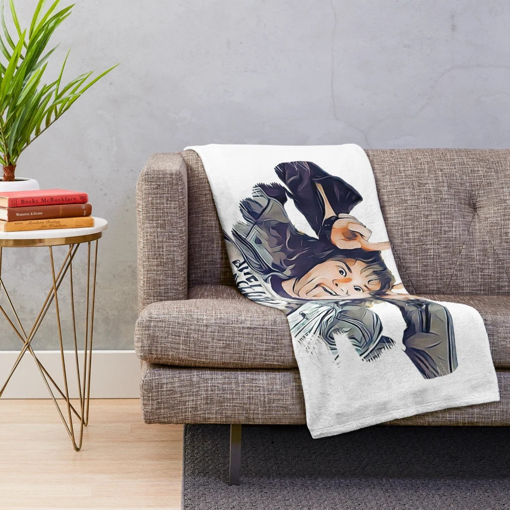 Eddie Munson Stranger Things Season 4 Inspired Plush Blanket